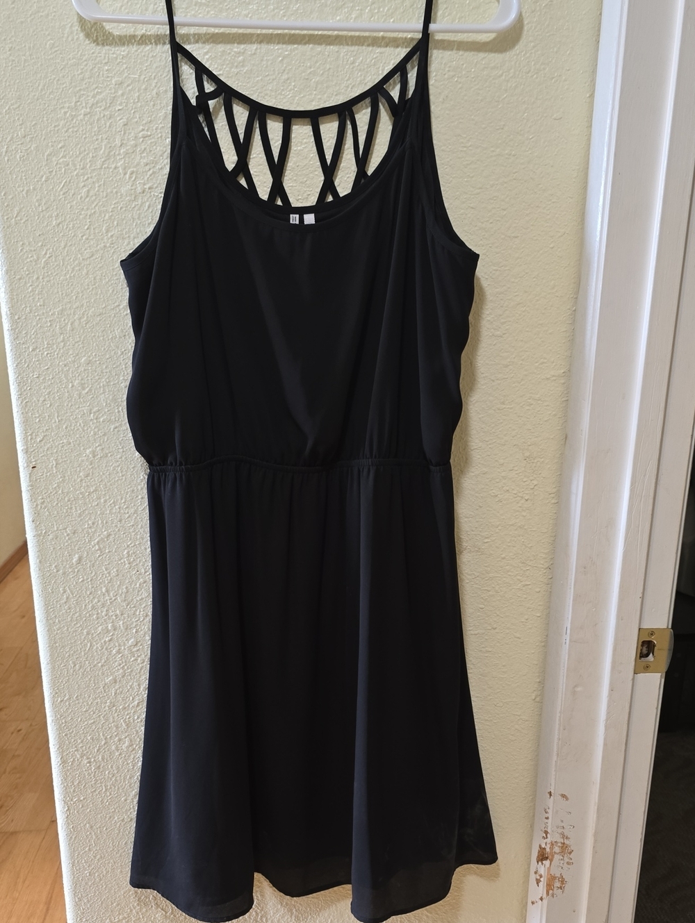 Studio Y Black Strappy Back Dress
